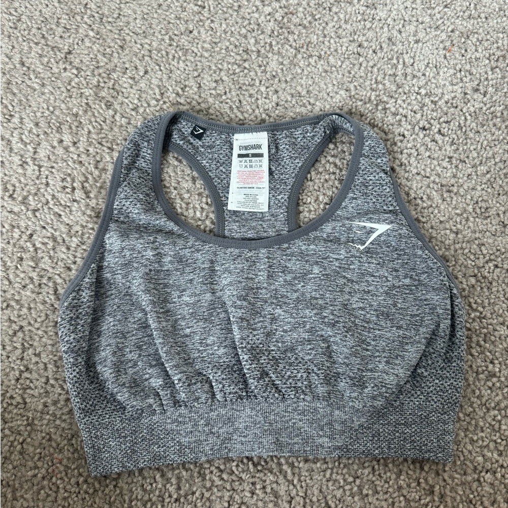 Gymshark Heathered Gray Sports Bra